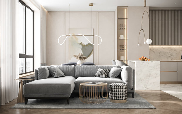 Фото из портфолио Квартира 62м2 для девушки ЖК Onyx Deluxe – фотографии дизайна интерьеров на INMYROOM