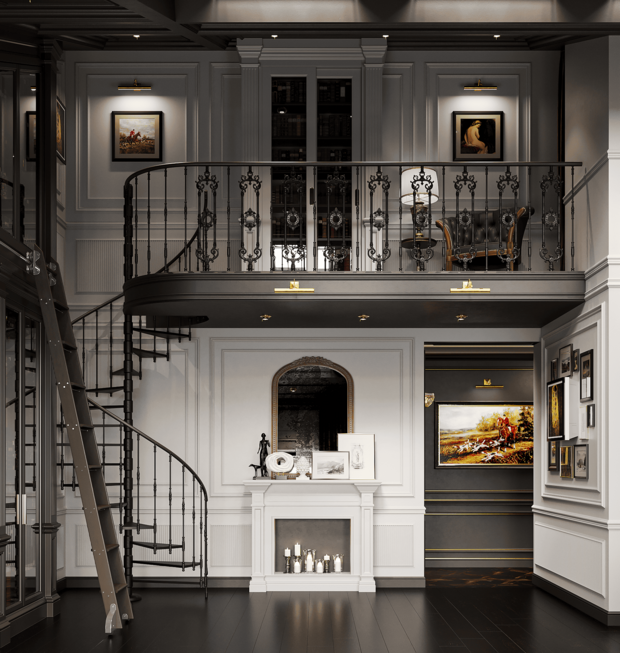 Фото из портфолио Дизайн интерьера квартиры в ЖК «NEVA HAUS (Нева Хаус)» в классическом стиле – фотографии дизайна интерьеров на INMYROOM