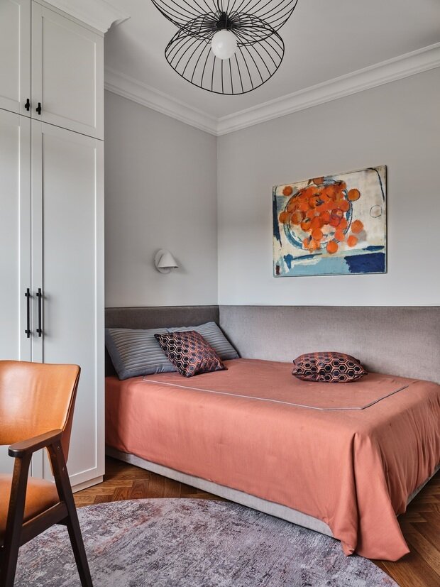 Фотография: Детская в стиле Современный, Классический, Квартира, Проект дня, Москва, Инна Величко, Сталинка, 4 и больше, Более 90 метров – фото на INMYROOM