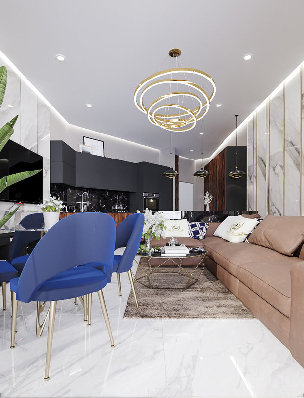 Фото из портфолио Апартаменты 1704 в ЖК Аю-Даг – фотографии дизайна интерьеров на INMYROOM