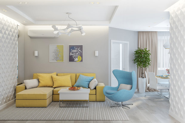 Фотография: Гостиная в стиле Скандинавский – фото на INMYROOM