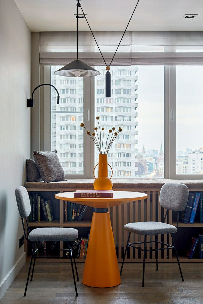 Фотография: Гостиная в стиле Современный, Квартира, Проект дня, Москва, Панельный дом, 2 комнаты, 40-60 метров, Мария Петрова, Елена Андронова – фото на INMYROOM Фотография: Гостиная в стиле Современный, Квартира, Проект дня, Москва, Панельный дом, 2 комнаты, 40-60 метров, Мария Петрова, Елена Андронова – фото на INMYROOM