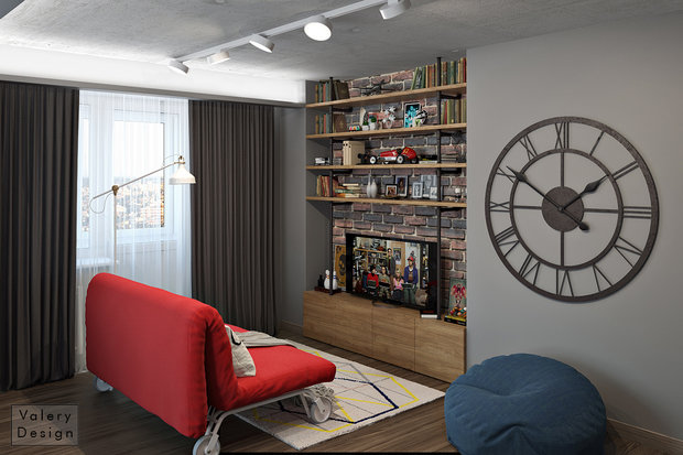 Фото из портфолио Квартира айтишника – фотографии дизайна интерьеров на INMYROOM