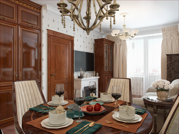 Фото из портфолио Дореволюционная классика – фотографии дизайна интерьеров на INMYROOM