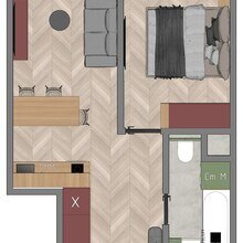 Фото из портфолио Планировка – фотографии дизайна интерьеров на INMYROOM