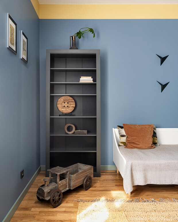 Фотография: Спальня в стиле Скандинавский, Современный, Эклектика, Квартира, Проект недели, Санкт-Петербург, Сталинка, 4 и больше, Более 90 метров, Наталья Васильева, Винтажный – фото на INMYROOM