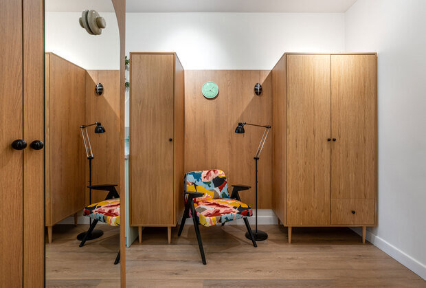 Фотография: Прихожая в стиле Современный, Малогабаритная квартира, Квартира, Студия, Проект дня, Татьяна Иванова, до 40 метров, Ярославль, современный с элементами ретро, фото интерьера, дизайн интерьера фото – фото на INMYROOM