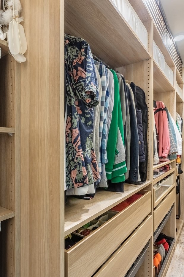 Фотография: Гардеробная в стиле Эклектика, Квартира, Проект недели, Видное, Сталинка, 2 комнаты, 40-60 метров – фото на INMYROOM