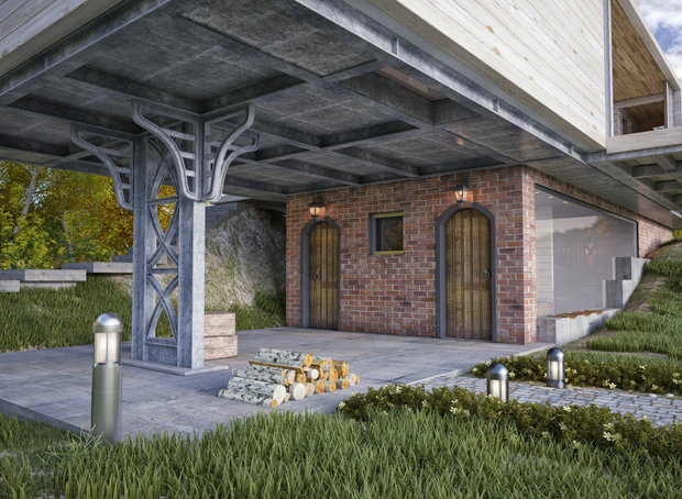 Фото из портфолио Wooden house – фотографии дизайна интерьеров на INMYROOM