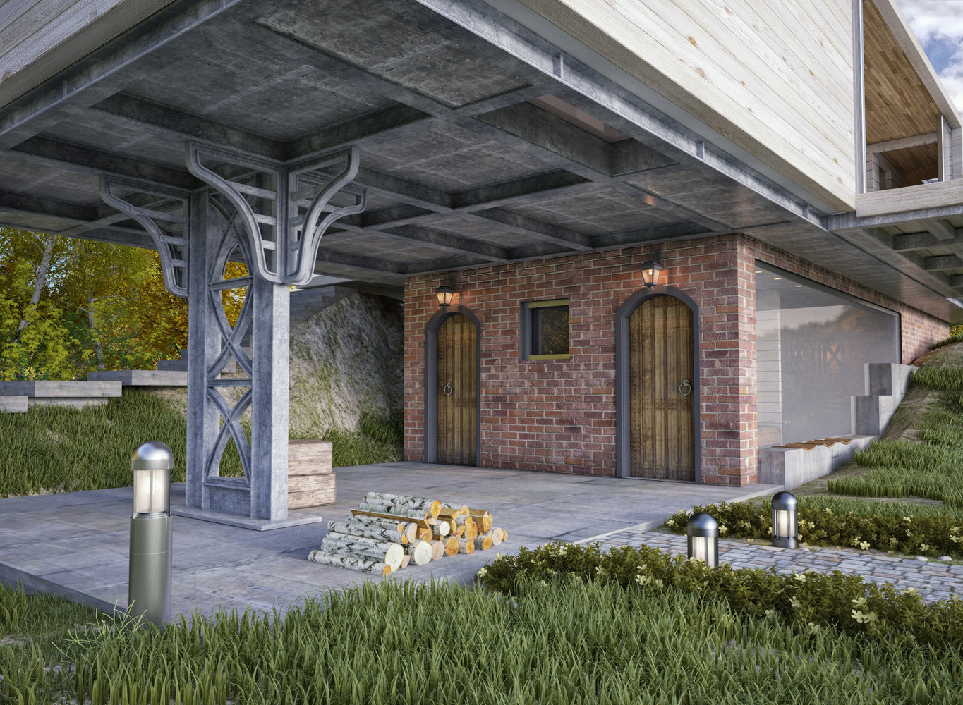Фото из портфолио Wooden house – фотографии дизайна интерьеров на INMYROOM Фото из портфолио Wooden house – фотографии дизайна интерьеров на INMYROOM