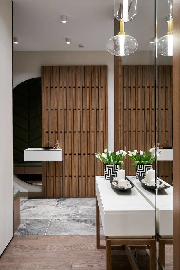 Фотография: Прихожая в стиле Современный, Квартира, Проект недели, Москва, 4 и больше, Более 90 метров, Татьяна Евсеева, Елена Немова – фото на INMYROOM