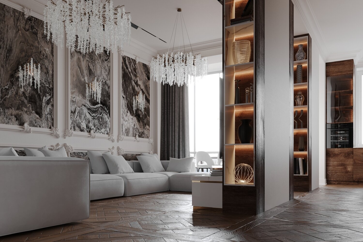 Фото из портфолио Гостиная. Кухня. Ванная. Duderhof Club – фотографии дизайна интерьеров на INMYROOM Фото из портфолио Гостиная. Кухня. Ванная. Duderhof Club – фотографии дизайна интерьеров на INMYROOM