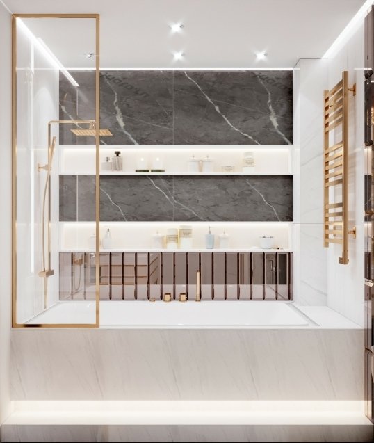 Фото из портфолио Квартира "Сибирский шик" – фотографии дизайна интерьеров на INMYROOM