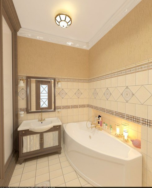 Фото из портфолио Ванная в стиле кантри – фотографии дизайна интерьеров на InMyRoom.ru
