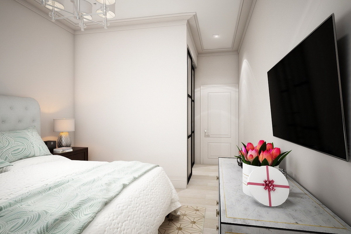 Фотография: Спальня в стиле Прованс и Кантри, Современный, Квартира, Проект недели, Санкт-Петербург, новостройка, Светлана Иванова, Кирпичный дом, Монолитный дом, 2 комнаты, 60-90 метров – фото на INMYROOM Фотография: Спальня в стиле Прованс и Кантри, Современный, Квартира, Проект недели, Санкт-Петербург, новостройка, Светлана Иванова, Кирпичный дом, Монолитный дом, 2 комнаты, 60-90 метров – фото на INMYROOM