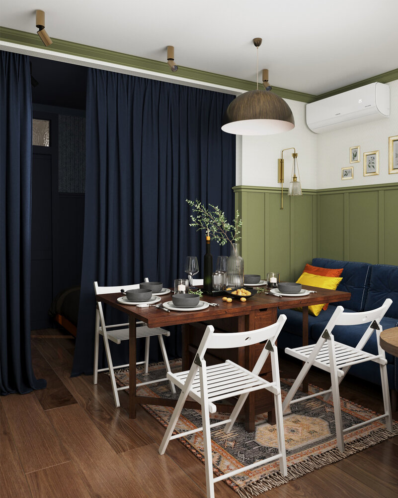 Фотография: в стиле , Малогабаритная квартира, Квартира, Проект дня, Московская область, Кирпичный дом, 1 комната, до 40 метров, Анастасия Струве, современный с элементами классики и винтажа – фото на INMYROOM Фотография: в стиле , Малогабаритная квартира, Квартира, Проект дня, Московская область, Кирпичный дом, 1 комната, до 40 метров, Анастасия Струве, современный с элементами классики и винтажа – фото на INMYROOM