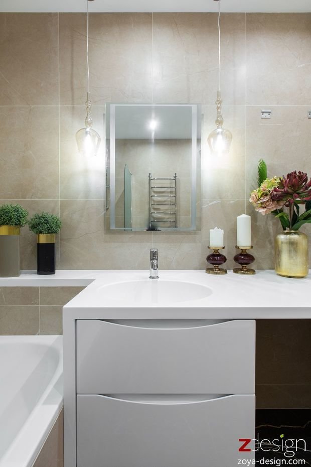 Фото из портфолио Двухкомнатные апартаменты – фотографии дизайна интерьеров на INMYROOM