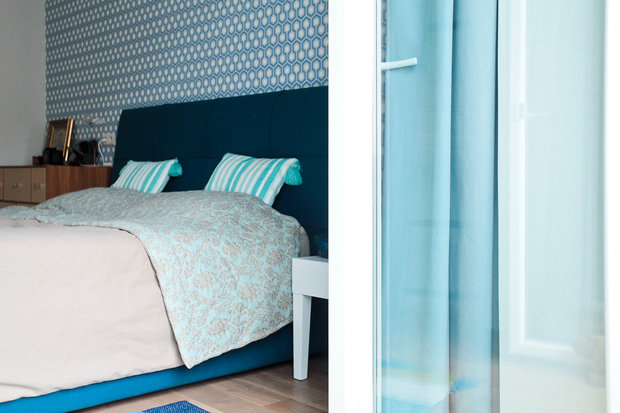 Фотография: Спальня в стиле Прованс и Кантри, Лофт, Скандинавский, Современный, Квартира, Проект недели – фото на INMYROOM