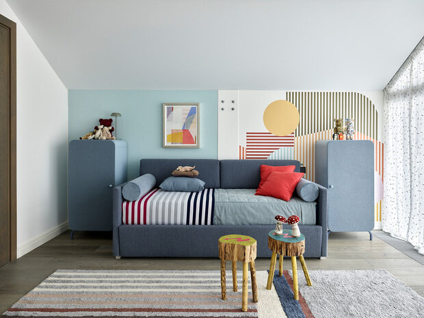 Фотография: Детская в стиле Современный, Проект дня, Дача, Подмосковье, Блочный дом, 4 и больше, Более 90 метров, Марина Жеренко – фото на INMYROOM