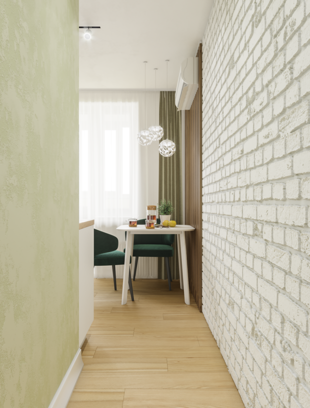 Фото из портфолио Однокомнатная квартира 44 кв.м. – фотографии дизайна интерьеров на INMYROOM