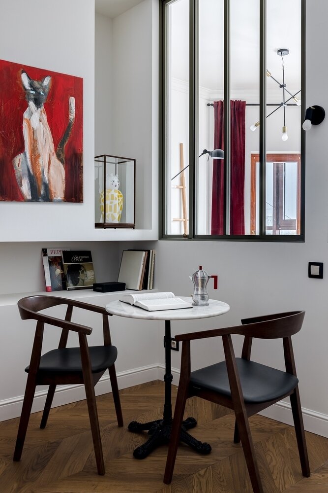 Фотография: Кухня и столовая в стиле Современный, Эклектика, Квартира, Проект недели, Самара, 2 комнаты, 40-60 метров, Virstak design – фото на INMYROOM Фотография: Кухня и столовая в стиле Современный, Эклектика, Квартира, Проект недели, Самара, 2 комнаты, 40-60 метров, Virstak design – фото на INMYROOM