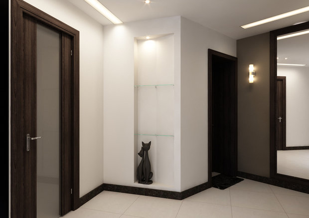 Фотография: Прихожая в стиле Современный, Квартира, Дома и квартиры, Минимализм, Проект недели – фото на INMYROOM