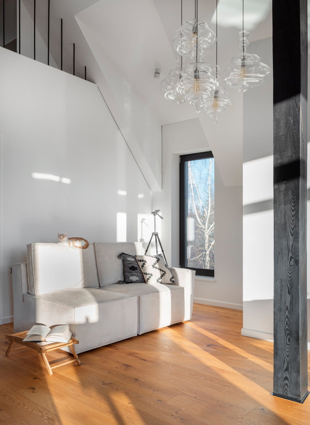 Фотография: Гостиная в стиле Современный, Дом, Проект недели, Дом и дача, Московская область, 4 и больше, Более 90 метров, Decorator.pro, Насиба Бойматова, Татьяна Григорьева – фото на INMYROOM