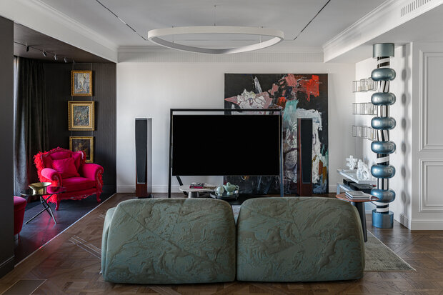 Фото из портфолио Dior. Квартира коллекционера – реализованный проект для состоявшейся семейной пары – фотографии дизайна интерьеров на INMYROOM