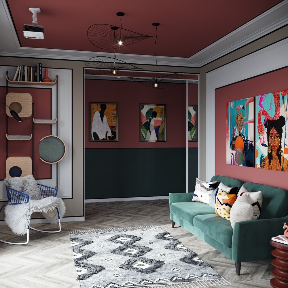 Фото из портфолио Яркий интерьер гостевой зоны в Санкт-Петербурге – фотографии дизайна интерьеров на INMYROOM Фото из портфолио Яркий интерьер гостевой зоны в Санкт-Петербурге – фотографии дизайна интерьеров на INMYROOM