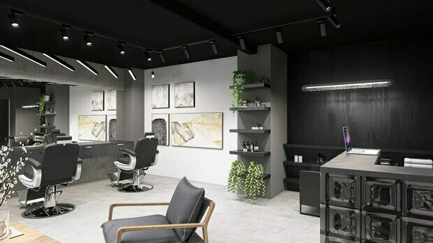 Фото из портфолио Barbershop – фотографии дизайна интерьеров на INMYROOM