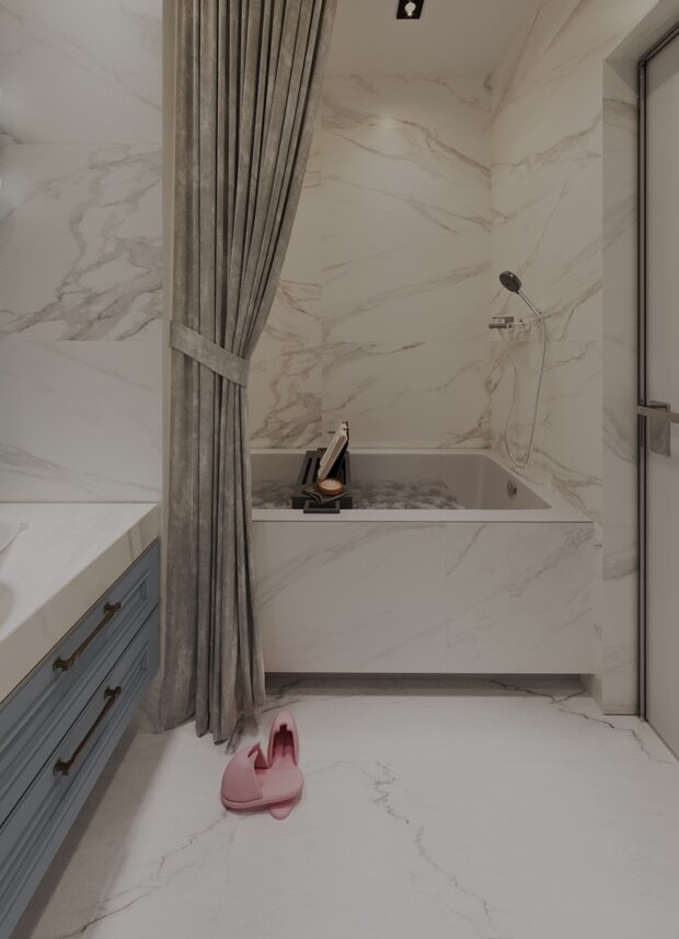 Фото из портфолио Санузел с арабесками – фотографии дизайна интерьеров на INMYROOM