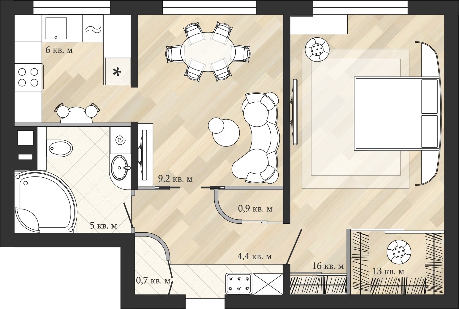 Фотография: Планировки в стиле , Ванная, Перепланировка, II-49, Анастасия Киселева, Максим Джураев – фото на INMYROOM