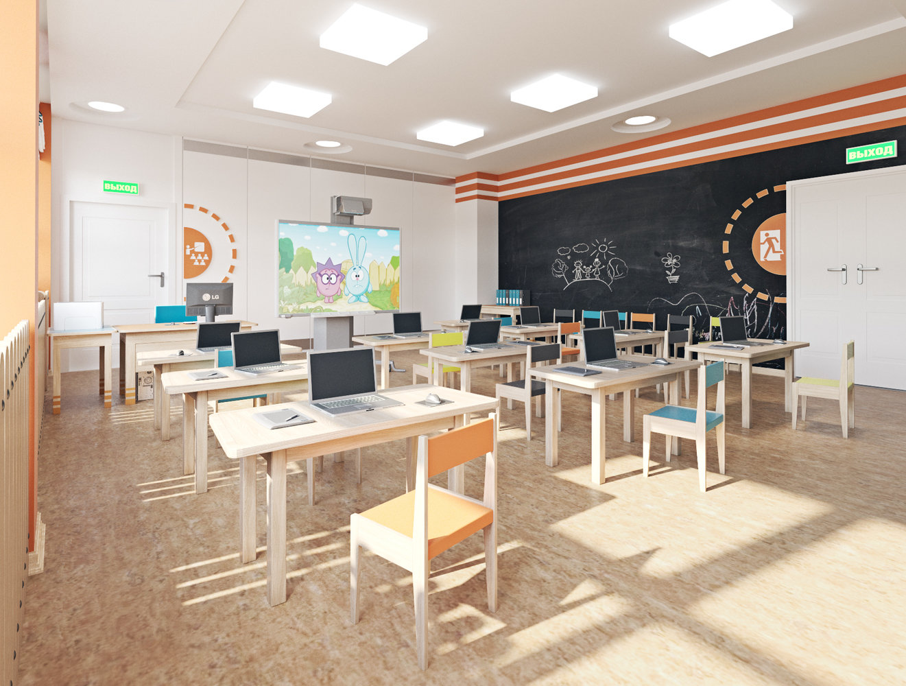 Фото из портфолио разработка дизайна детского сада г.Москва – фотографии дизайна интерьеров на INMYROOM Фото из портфолио разработка дизайна детского сада г.Москва – фотографии дизайна интерьеров на INMYROOM