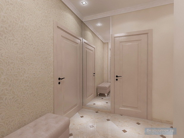 Фото из портфолио Однокомнатная квартира 45 кв. м в классическом стиле для мамы – фотографии дизайна интерьеров на INMYROOM