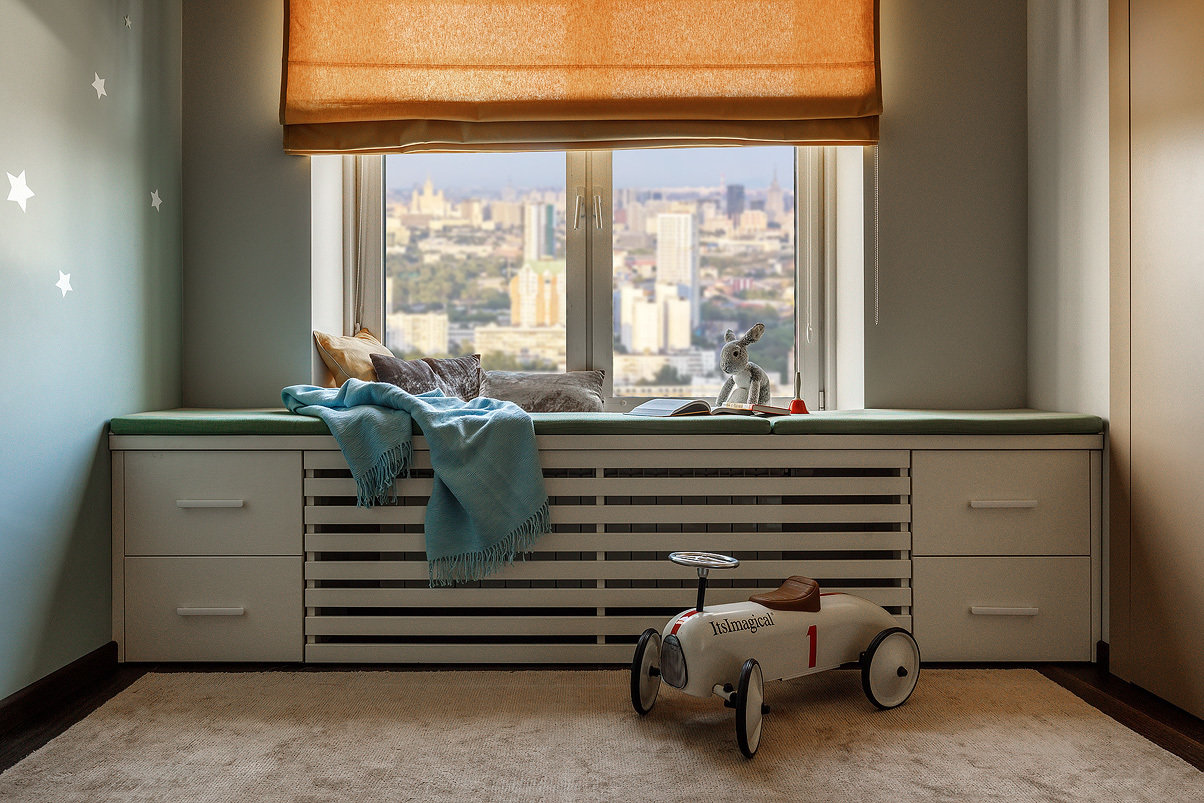 Фотография: Детская в стиле Современный, Квартира, Проект дня, Москва, 4 и больше, Более 90 метров, Бюро IVA – фото на INMYROOM