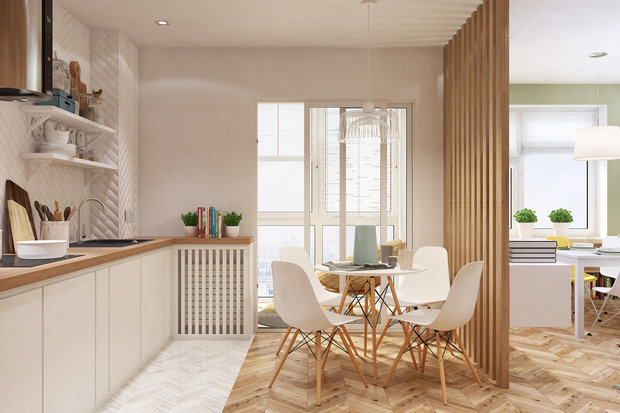 Фотография: Кухня и столовая в стиле Скандинавский, Советы, Умный дом, безопасный для здоровья дом, Ростелеком, как сделать дом безопасным, домашнее видеонаблюдение – фото на INMYROOM