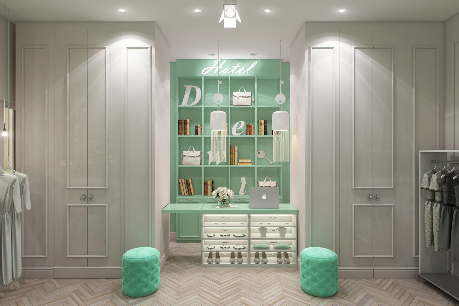 Фото из портфолио Интерьер магазина женской одежды – фотографии дизайна интерьеров на INMYROOM Фото из портфолио Интерьер магазина женской одежды – фотографии дизайна интерьеров на INMYROOM