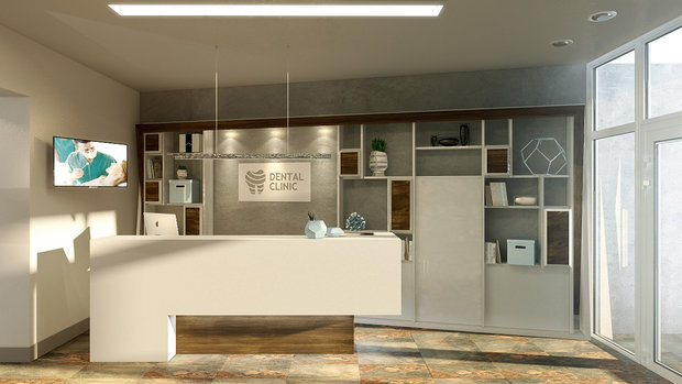 Фото из портфолио Стоматологическая клиника – фотографии дизайна интерьеров на INMYROOM