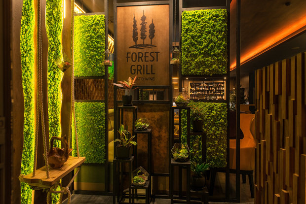 Фото из портфолио Дизайнер интерьера Курск. Ресторан FOREST GRILL – фотографии дизайна интерьеров на INMYROOM