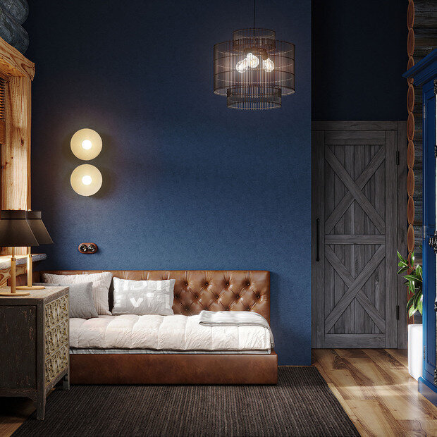 Фотография: Детская в стиле Лофт, Современный, Эклектика, Прованс и Кантри, Дом, Проект дня, Дом и дача, Юлия Чернова, 3 комнаты, Более 90 метров, Астрахань – фото на INMYROOM