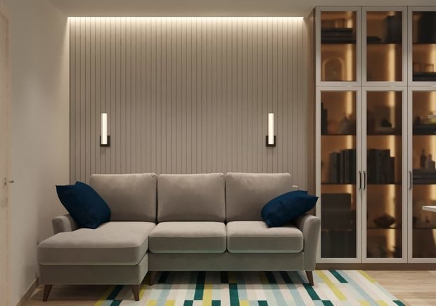 Фотография: Кабинет в стиле Современный, Скандинавский, Квартира, Проект недели, Санкт-Петербург, 3 комнаты, Более 90 метров, Start Design – фото на INMYROOM