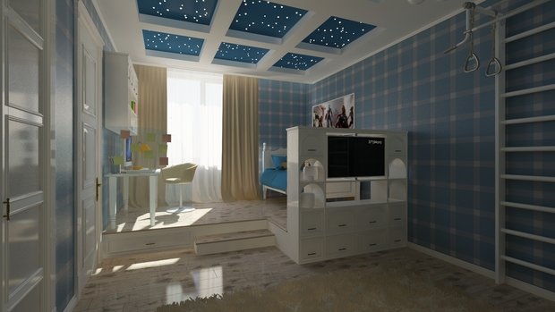 Фото из портфолио Идеи для Детских комнат – фотографии дизайна интерьеров на INMYROOM