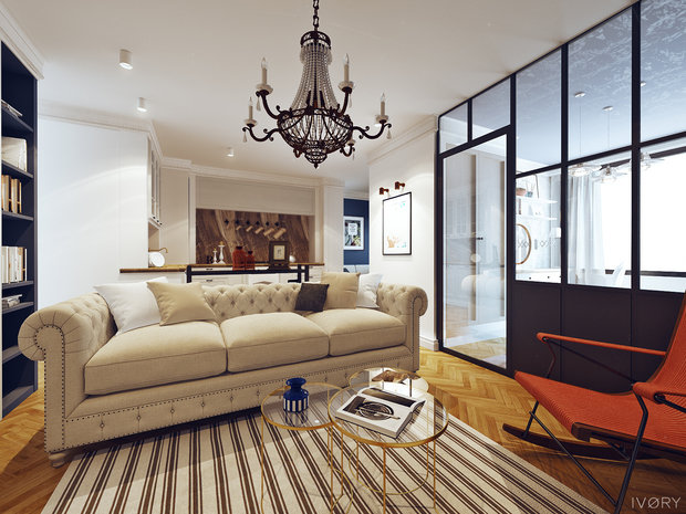 Фото из портфолио Квартира в Москве, 85 м. кв – фотографии дизайна интерьеров на INMYROOM