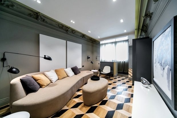 Фото из портфолио Передача "Квартирный вопрос" - французский стиль в Московской квартире – фотографии дизайна интерьеров на INMYROOM