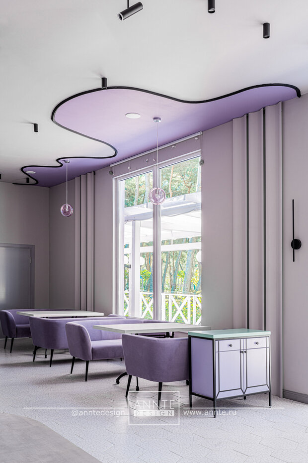 Фото из портфолио Кафе Лаванда – фотографии дизайна интерьеров на INMYROOM