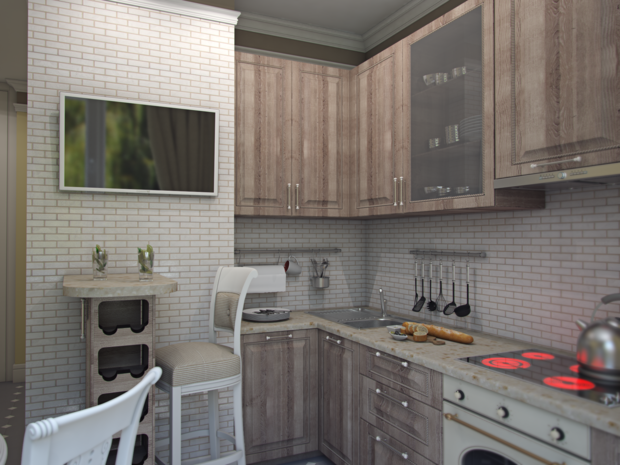 Фотография: Кухня и столовая в стиле Прованс и Кантри – фото на INMYROOM