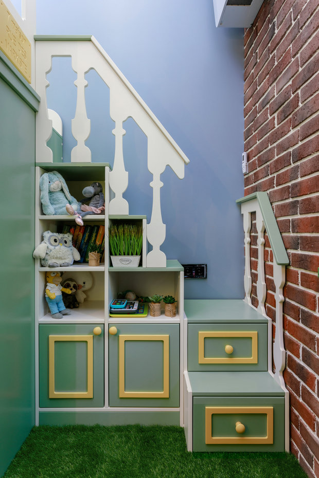 Фотография: Детская в стиле Современный, Квартира, Проект дня, Samsung, 3 комнаты, 40-60 метров, интерьерный телевизор, the serif, Оксана Нечаева – фото на INMYROOM