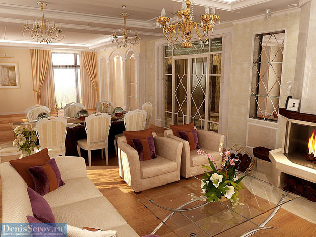 Фото из портфолио Загородный дом в классическом стиле – фотографии дизайна интерьеров на INMYROOM