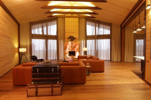 Фото из портфолио Шале в Крымских горах – фотографии дизайна интерьеров на INMYROOM