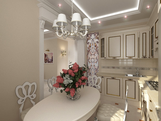 Фото из портфолио ЖК "Лосиный остров" 90м2 – фотографии дизайна интерьеров на INMYROOM